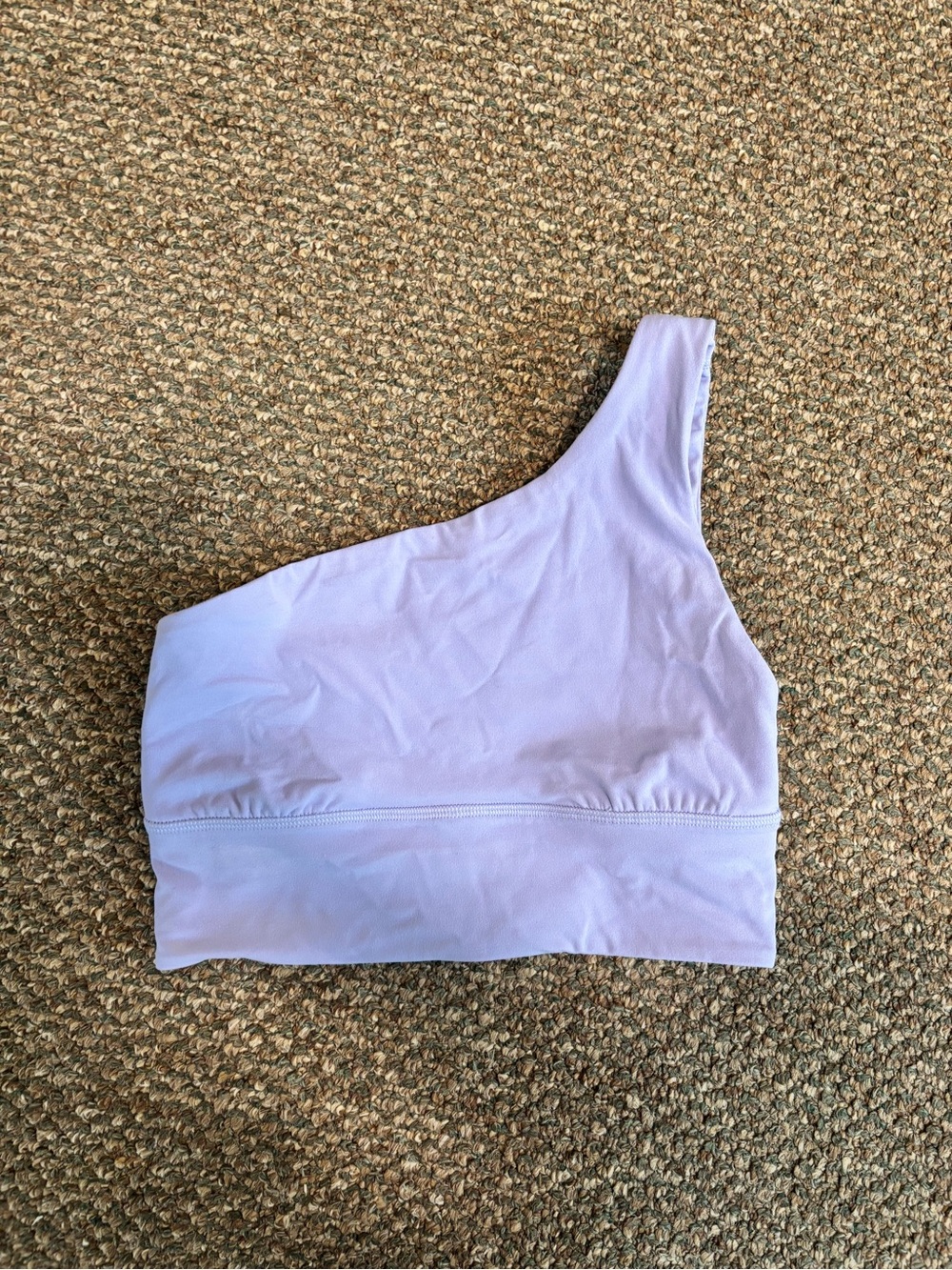Lululemon One-Shoulder Lavender Sports Bra
